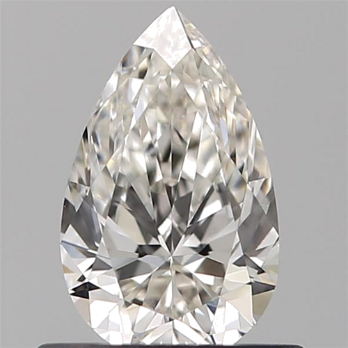 0.52 carat I-VVS1 Natūralus Pear Deimantas (1)