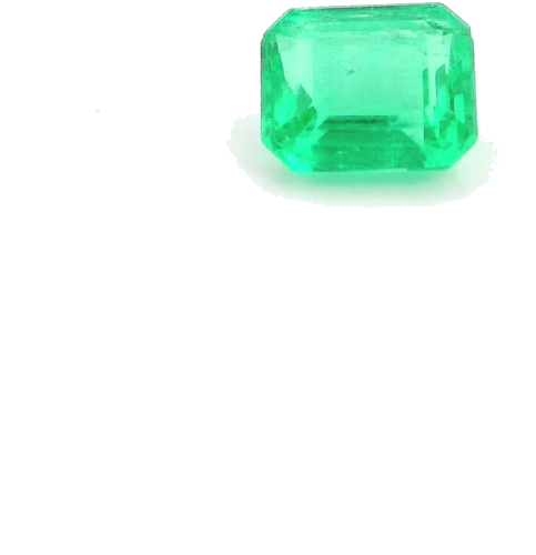0.56 carat GREEN STEP cut Octagonal Smaragdas (1)
