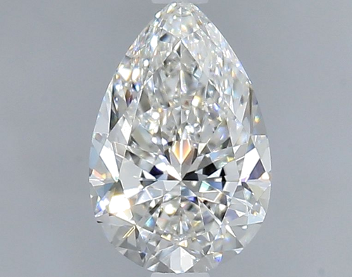 1.01 carat F-IF Natūralus Pear Deimantas (1)