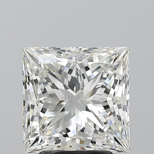 3.01 carat H-SI1 Natūralus Princess Deimantas (1)