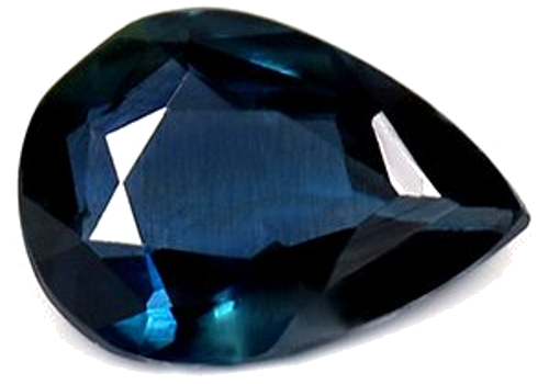 0.61 carat BLUE Pear Safyras (1)
