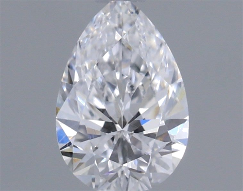 0.3 carat D-VS1 Natūralus Pear Deimantas (1)