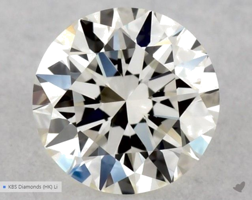 0.31 carat J-VVS2 Excellent cut Natūralus Round Deimantas (1)