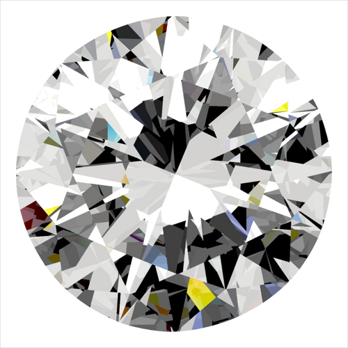 0.3 carat F-SI1 Very Good cut Natūralus Round Deimantas (1)