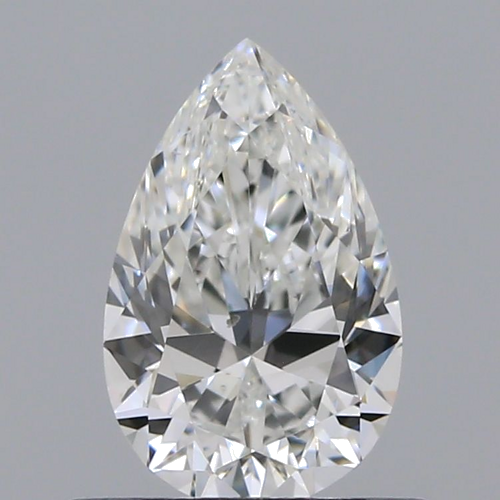 0.59 carat F-VS2 Natūralus Pear Deimantas (1)