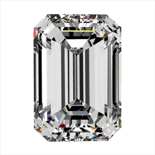 0.4 carat G-VS2 Natūralus Emerald Deimantas (1)