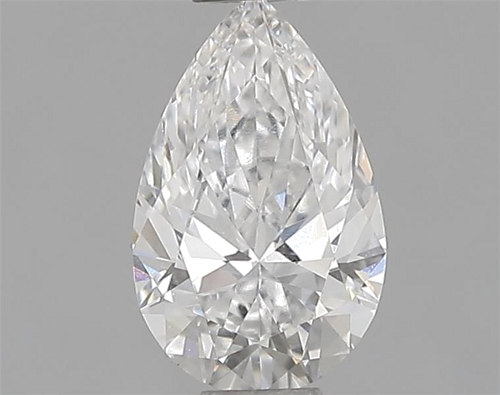 0.45 carat F-IF Natūralus Pear Deimantas (1)