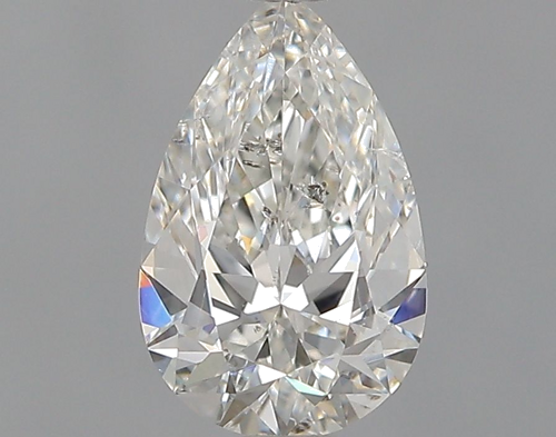 0.51 carat G-SI2 Natūralus Pear Deimantas (1)