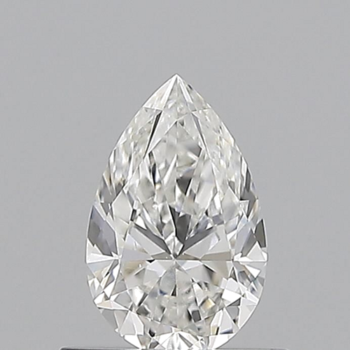 0.6 carat F-VS2 Natūralus Pear Deimantas (1)