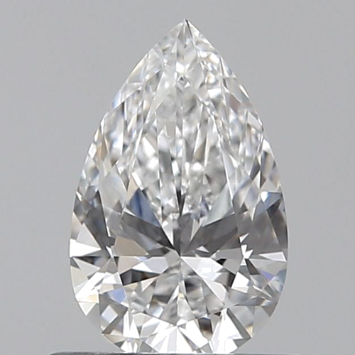 0.52 carat E-IF Natūralus Pear Deimantas (1)