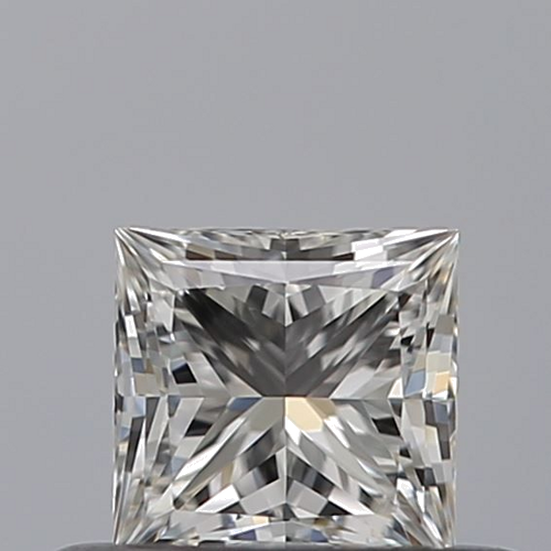 0.38 carat F-VVS1 Natūralus Princess Deimantas (1)