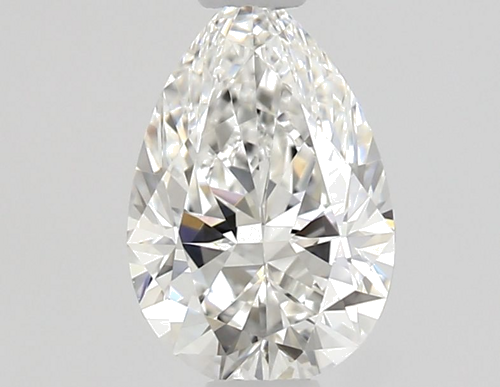 0.59 carat F-VVS1 Natūralus Pear Deimantas (1)