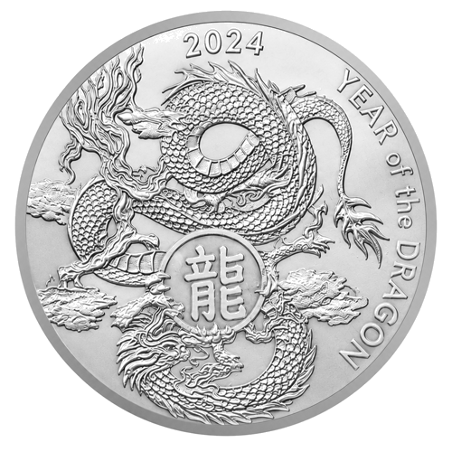 1 oz Год Дракона 2024 Asahi серебряная монета (1)