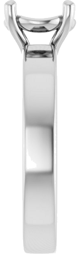 Sužadėtuvių Žiedas „Solitaire“ 14k white gold Round 7.4mm (4)