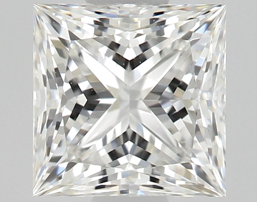 0.6 carat G-VVS2 Natūralus Princess Deimantas (1)