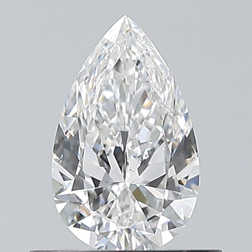 0.5 carat E-VS2 Natūralus Pear Deimantas (1)