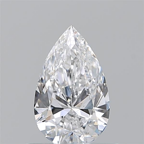 0.53 carat D-VS1 Natūralus Pear Deimantas (1)