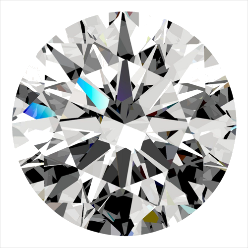 0.36 carat K-VS1 Excellent cut Natūralus Round Deimantas (1)