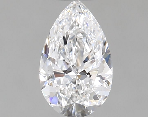 0.5 carat E-VVS1 Natūralus Pear Deimantas (1)