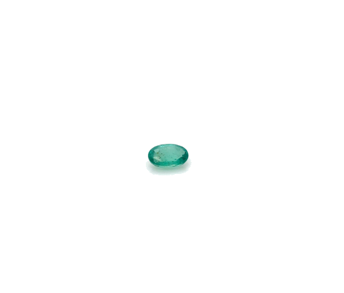 0.42 carat GREEN Oval Smaragdas (1)