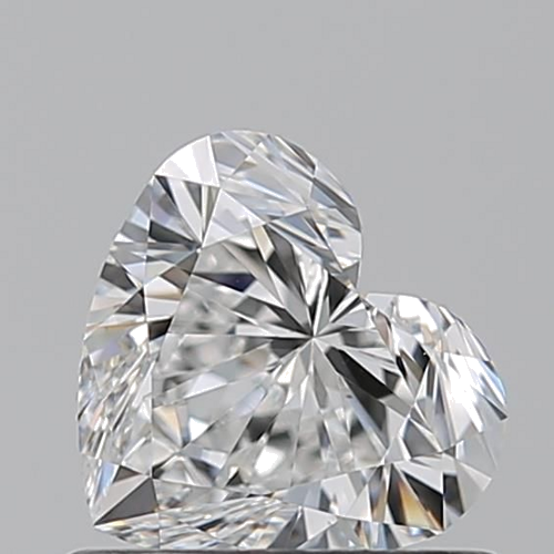 0.7 carat F-VS1 Natūralus Heart Deimantas (1)