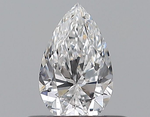 0.33 carat D-VS2 Natūralus Pear Deimantas (1)