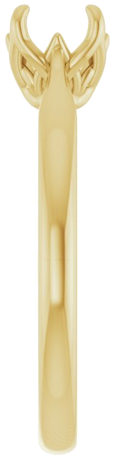 Sužadėtuvių Žiedas „Solitaire“ 14k yellow gold Round 5.8mm (4)