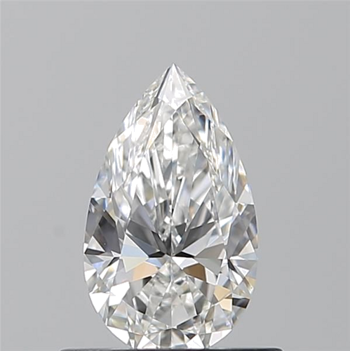0.6 carat F-VS1 Natūralus Pear Deimantas (1)