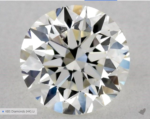 0.5 carat J-VS2 Very Good cut Natūralus Round Deimantas (1)