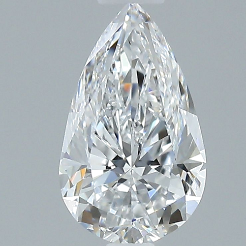 1.0 carat D-VS1 Natūralus Pear Deimantas (1)