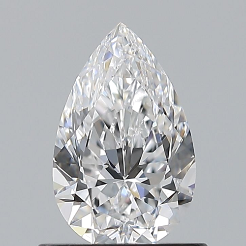 0.73 carat D-VVS2 Natūralus Pear Deimantas (1)