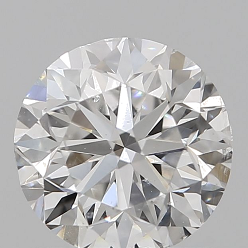 1.01 carat F-SI2 GD cut Natūralus Round Deimantas (1)