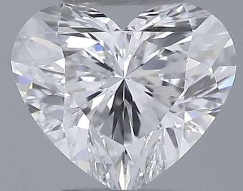0.5 carat D-VS2 Natūralus Heart Deimantas (1)