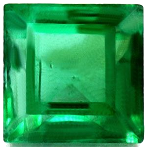 0.5 carat GREEN Square Smaragdas (1)