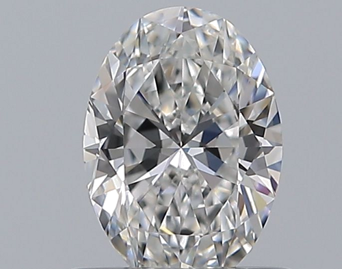 0.57 carat E-VVS2 Natūralus Oval Deimantas (1)