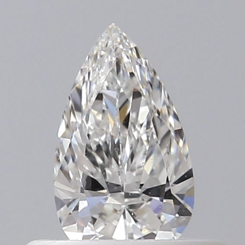 0.35 carat E-SI1 Natūralus Pear Deimantas (1)