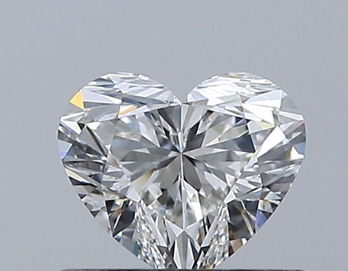 0.5 carat H-VS2 Natūralus Heart Deimantas (1)