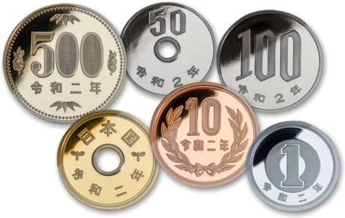 2021 Japonija Proof Jenų monetų rinkinys (su nauja 500 jenų moneta) (5)