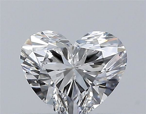 0.32 carat F-VVS1 Natūralus Heart Deimantas (1)