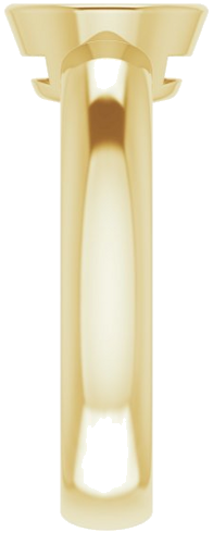 14K Yellow 7.4 mm Round Engagement Ring Mounting (4)