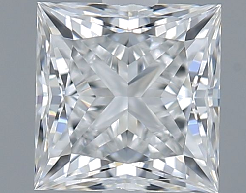 1.0 carat E-VVS1 Natūralus Princess Deimantas (1)