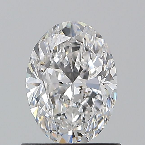 0.9 carat E-SI1 Natūralus Oval Deimantas (1)