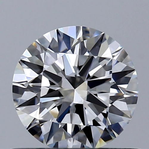 0.51 carat F-VVS1 Excellent cut Natūralus Round Deimantas (1)