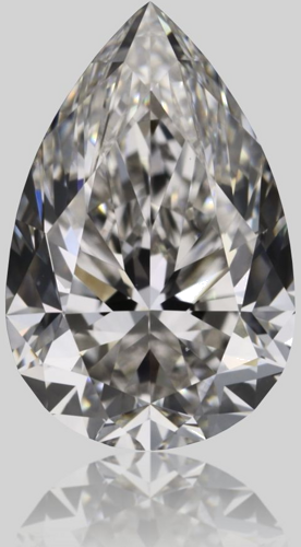 0.82 carat I-VVS1 Natūralus Pear Deimantas (1)