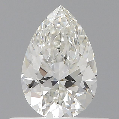 0.51 carat H-VVS1 Natūralus Pear Deimantas (1)