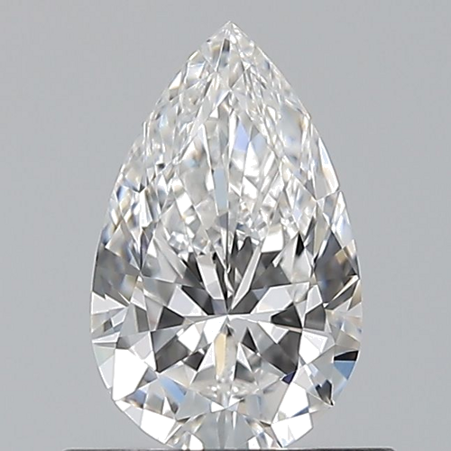 0.6 carat E-VS2 Natūralus Pear Deimantas (1)