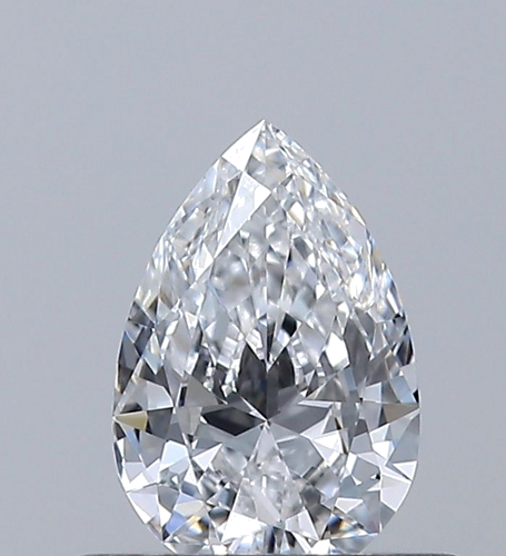 0.4 carat D-VVS2 Natūralus Pear Deimantas (1)