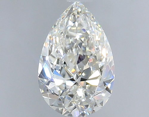 0.9 carat H-VS2 Natūralus Pear Deimantas (1)