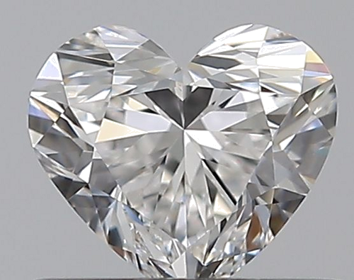 0.47 carat E-VVS2 Natūralus Heart Deimantas (1)