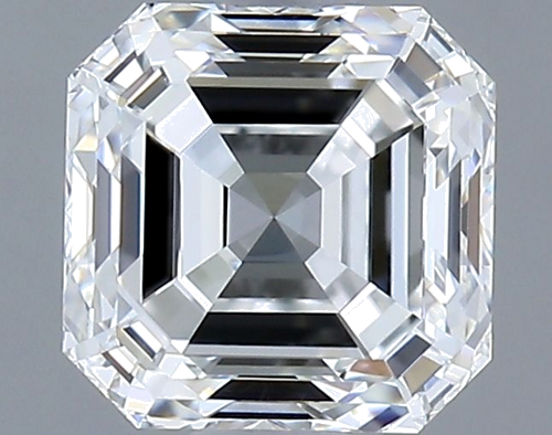 0.91 carat F-IF Natūralus Asscher Deimantas (1)